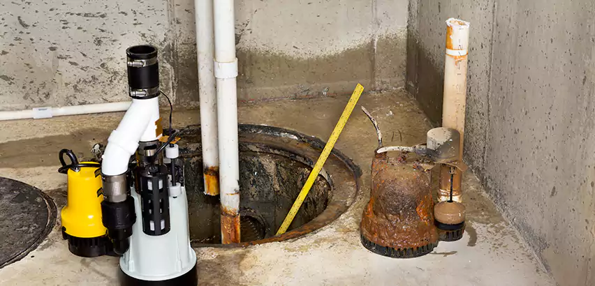 Installing Sump Pump in Finished Basement in Lynbrook, NY